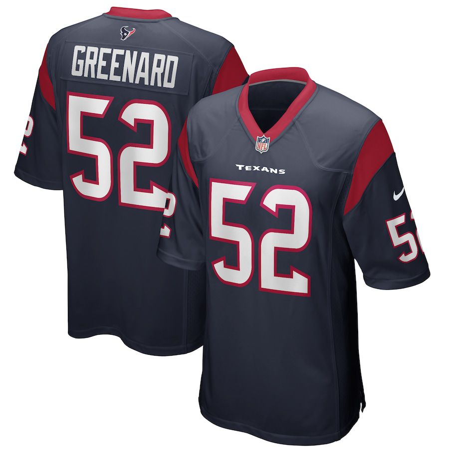 Men Houston Texans #52 Jonathan Greenard Nike Navy Player Game NFL Jersey->houston texans->NFL Jersey